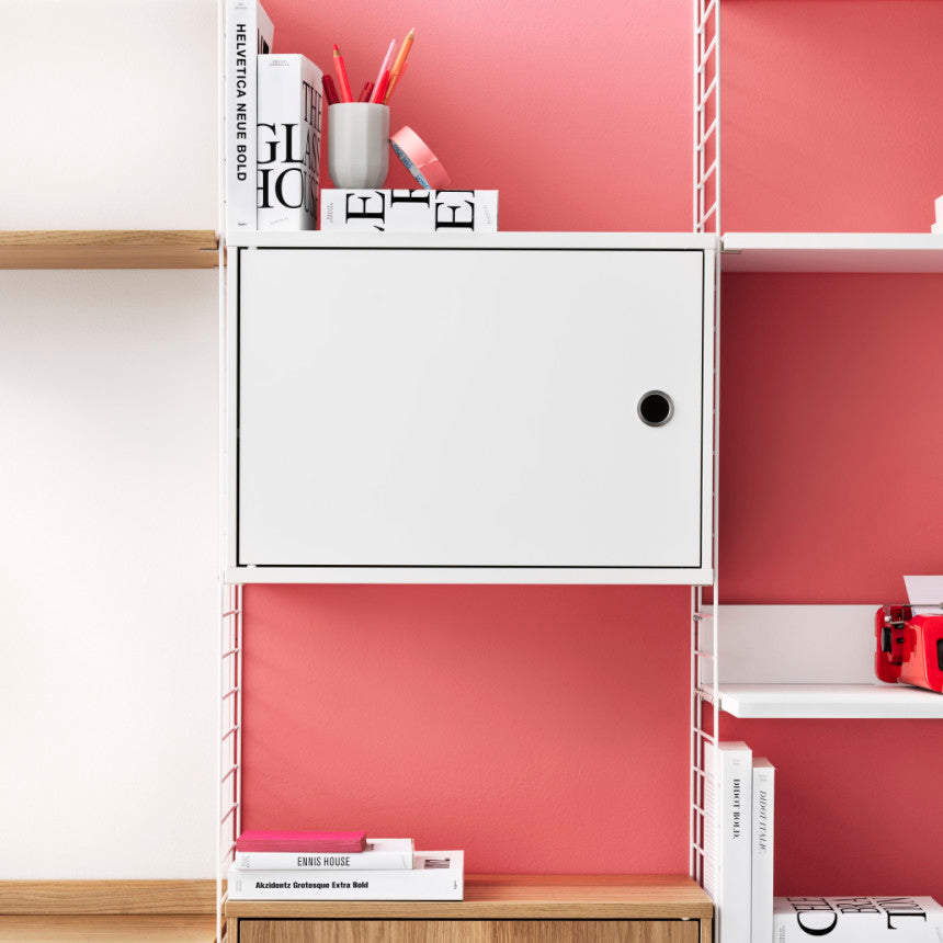 Cabinet with Swing Door (Gabinete puerta abatible) 58/42/30 White