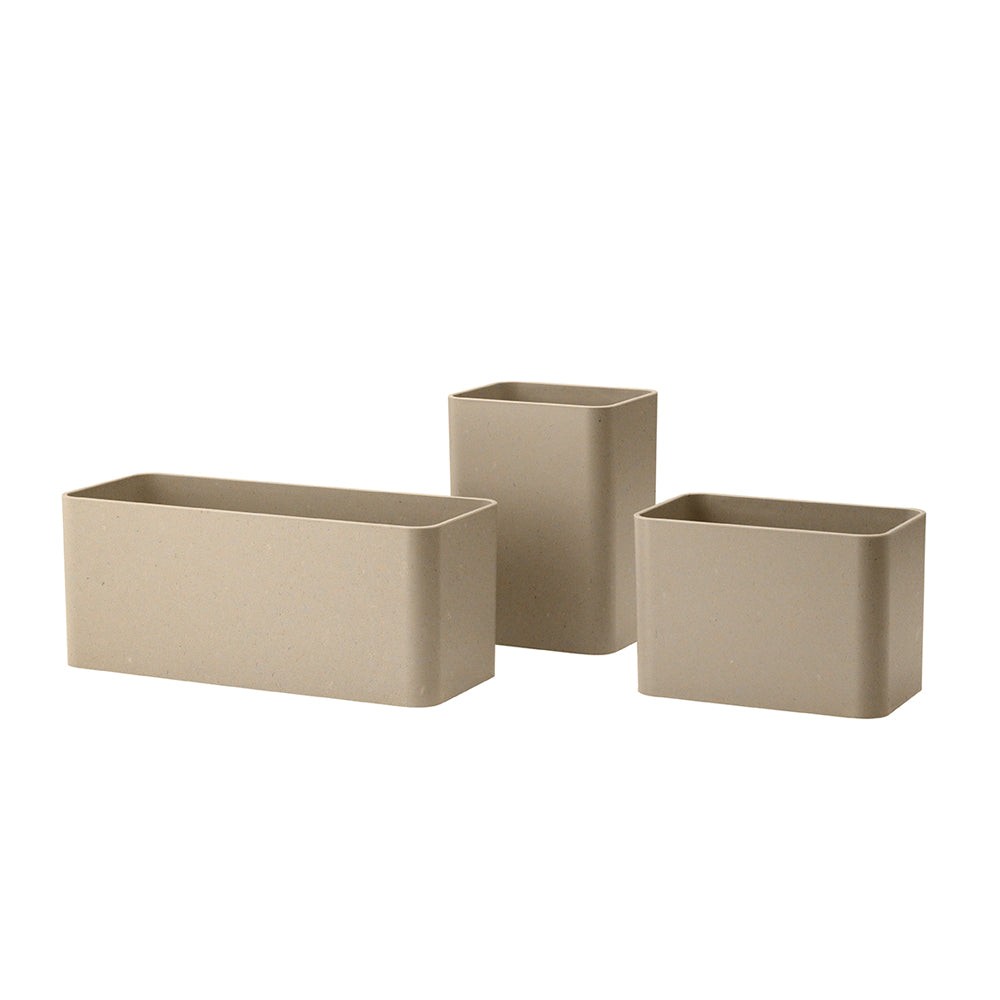Organizers Beige (Pack de 3)
