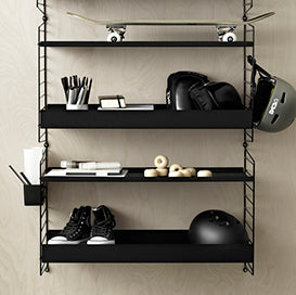 Metal Shelf High 58/30 Black (Pack de 1)