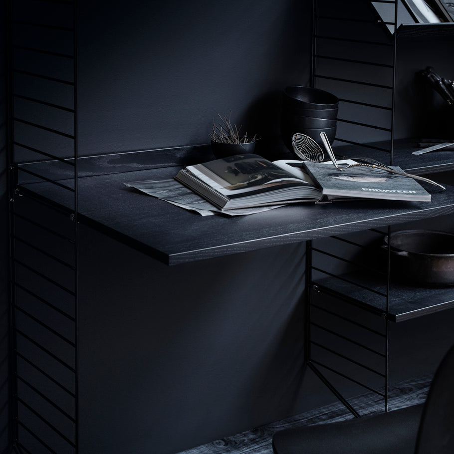 Work Desk (Escritorio) 78/58 Stained Ash Black (Pack de 1)
