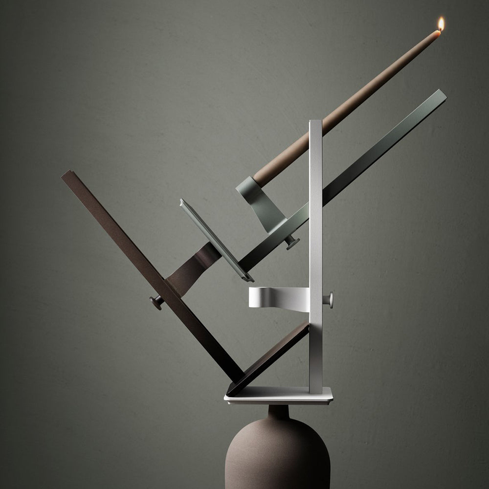 Museum Candle Holder (Candelabro) Dark Brown