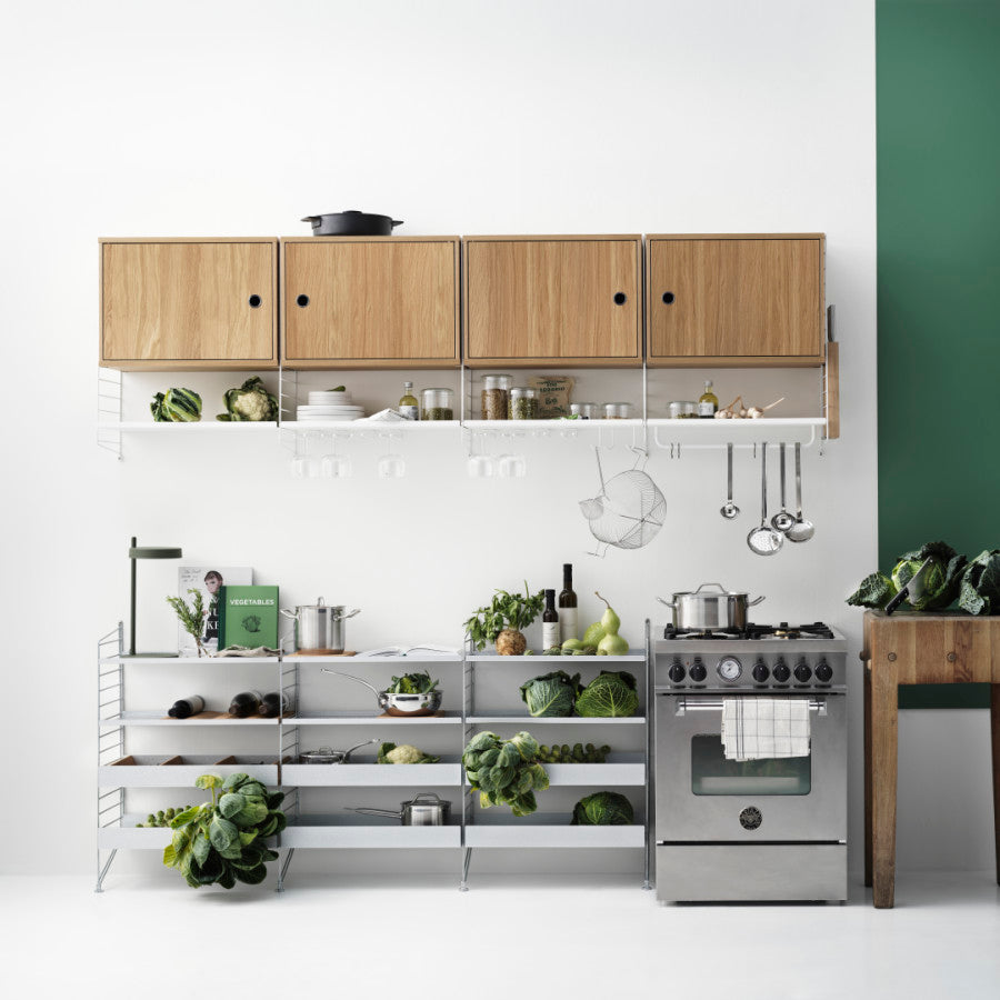Cabinet with Swing Door (Gabinete puerta abatible) 58/42/30 Oak