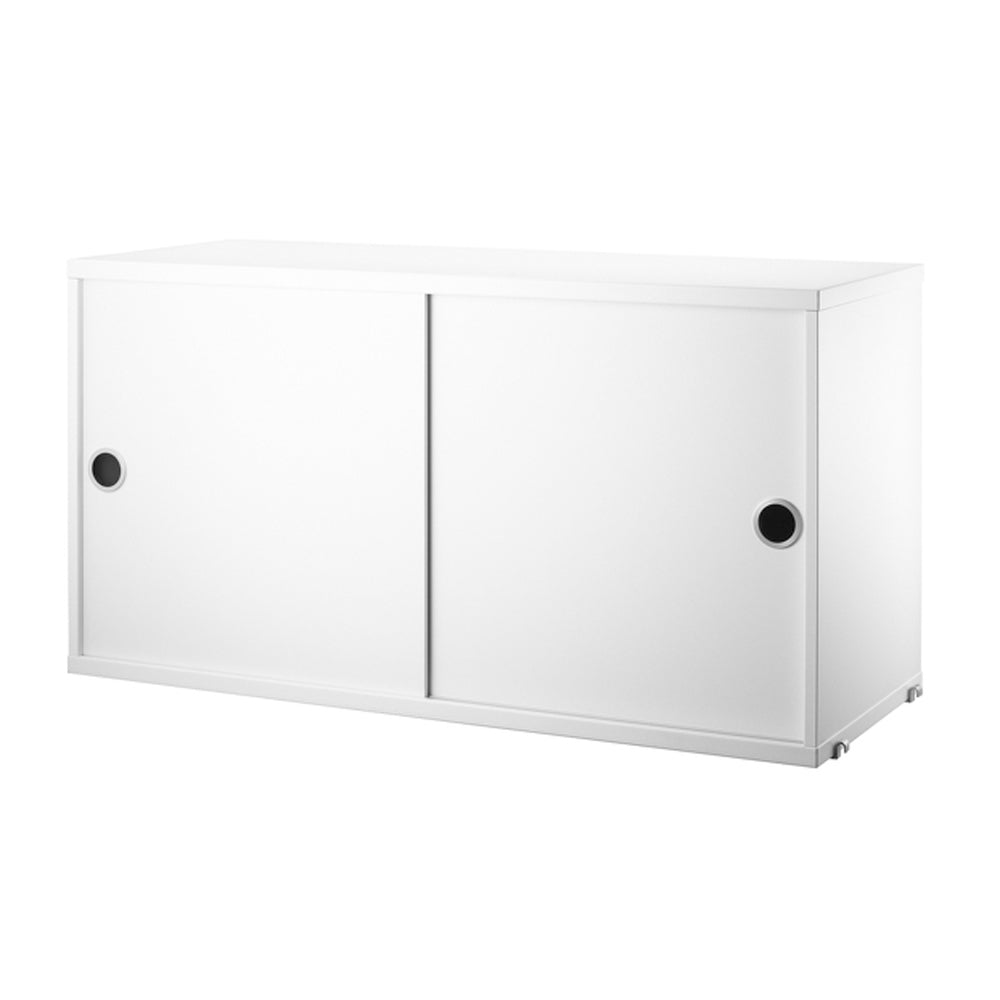 Cabinet Sliding Doors (Gabinete con Puertas Correderas) 78/42/30 White