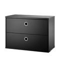 Cajonera 58/42/30 Black Stained Ash