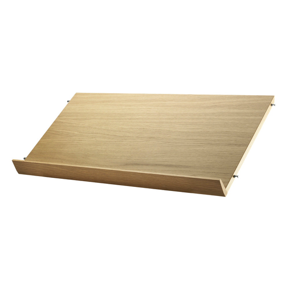 Magazine Shelf Wood (Revistero sólido) 78/30/15 Oak (Pack de 1)