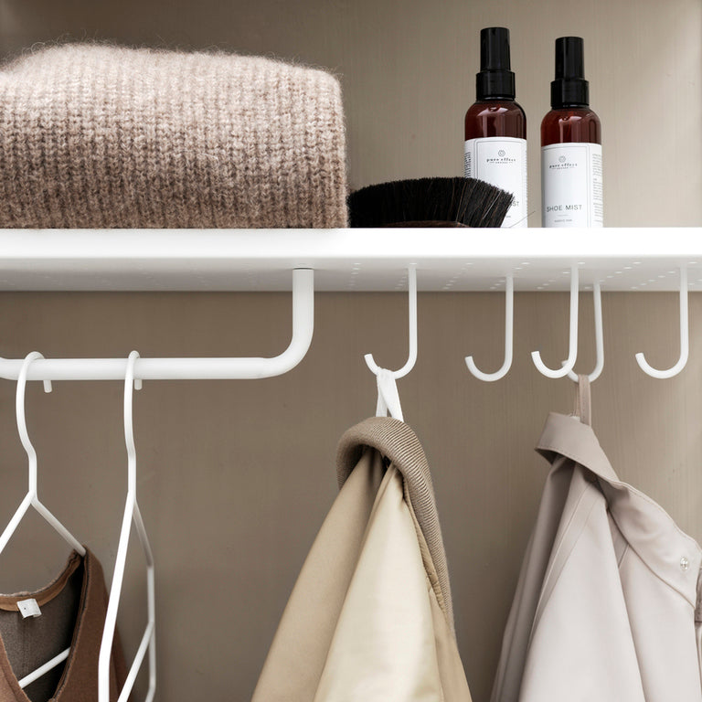 J Hooks (Ganchos J) White (Pack de 5)