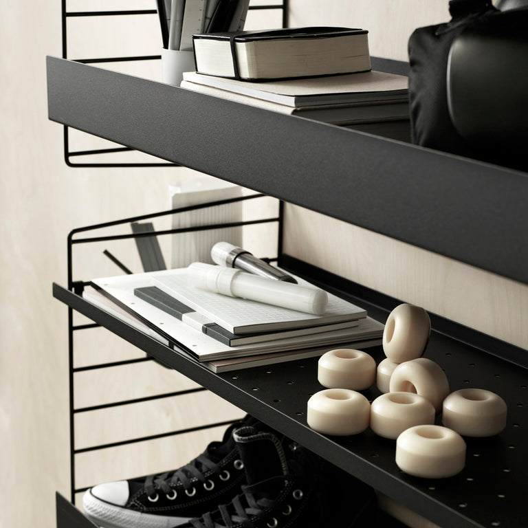 Metal Shelf Low 78/30 Black (Pack de 1)