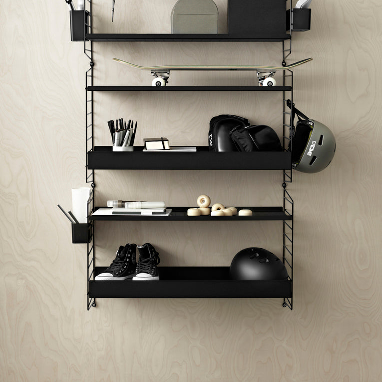 Metal Shelf Low 78/30 Black (Pack de 1)