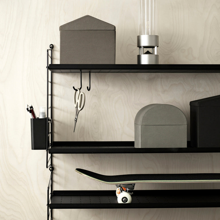 Metal Shelf Low 58/30 Black (Pack de 1)