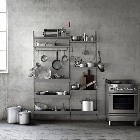Metal Shelf Low 58/30 Grey (Pack de 1)