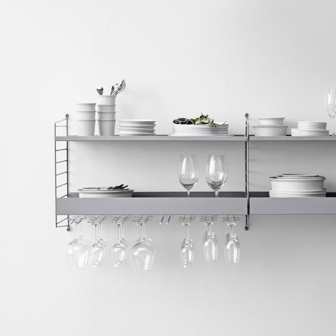 Metal Shelf Low 78/30 Grey (Pack de 1)
