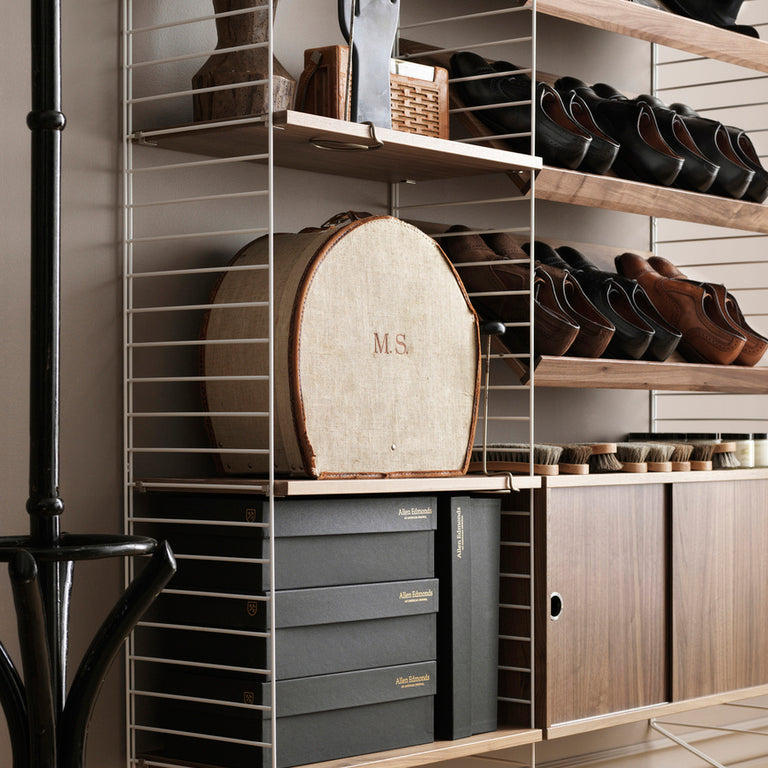 Magazine Shelf Wood (Revistero sólido) 78/30/15 Walnut (Pack de 1)