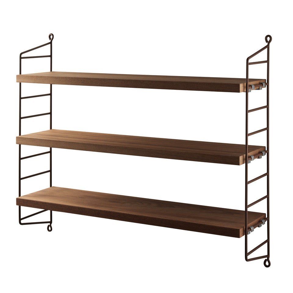 Repisa String® Pocket Walnut/ Black