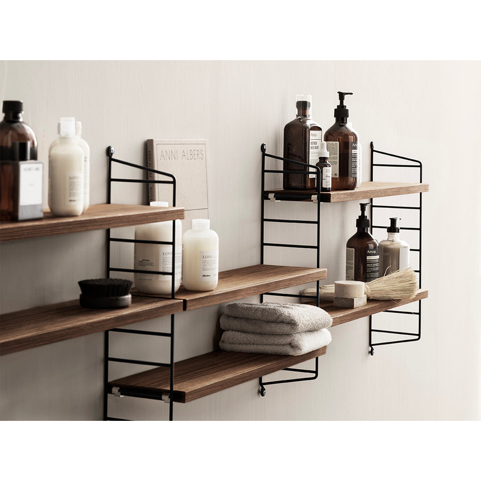 Repisa String® Pocket Walnut/ Black